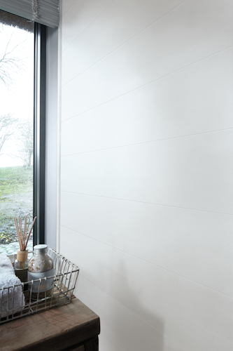 MEISTER Dekorpaneele MeisterPaneele. terra DP 250 20101 White mesh alle Längen