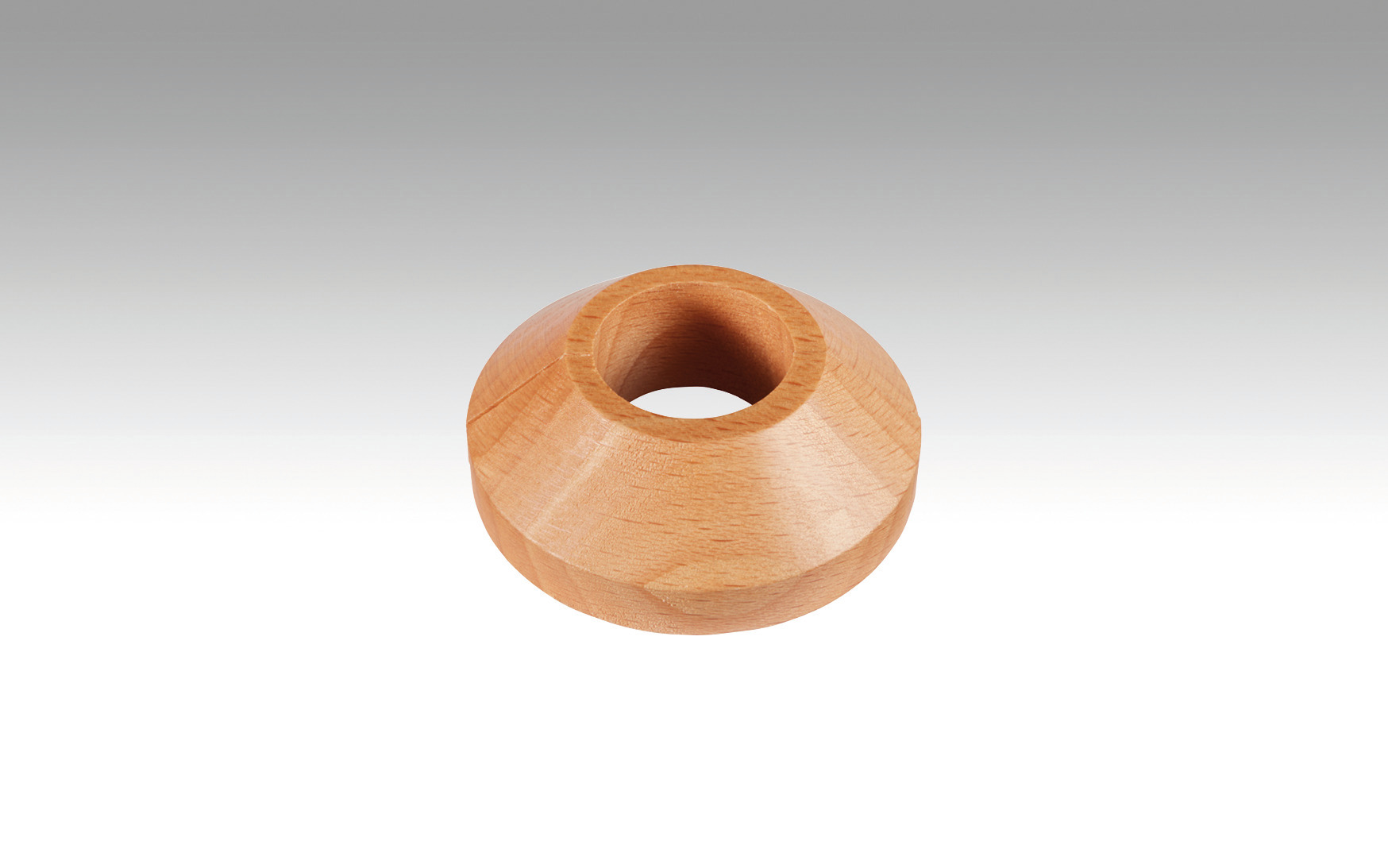 MEISTER Heizkörper-Rosetten 22 mm Echtholz massiv / Buche 019