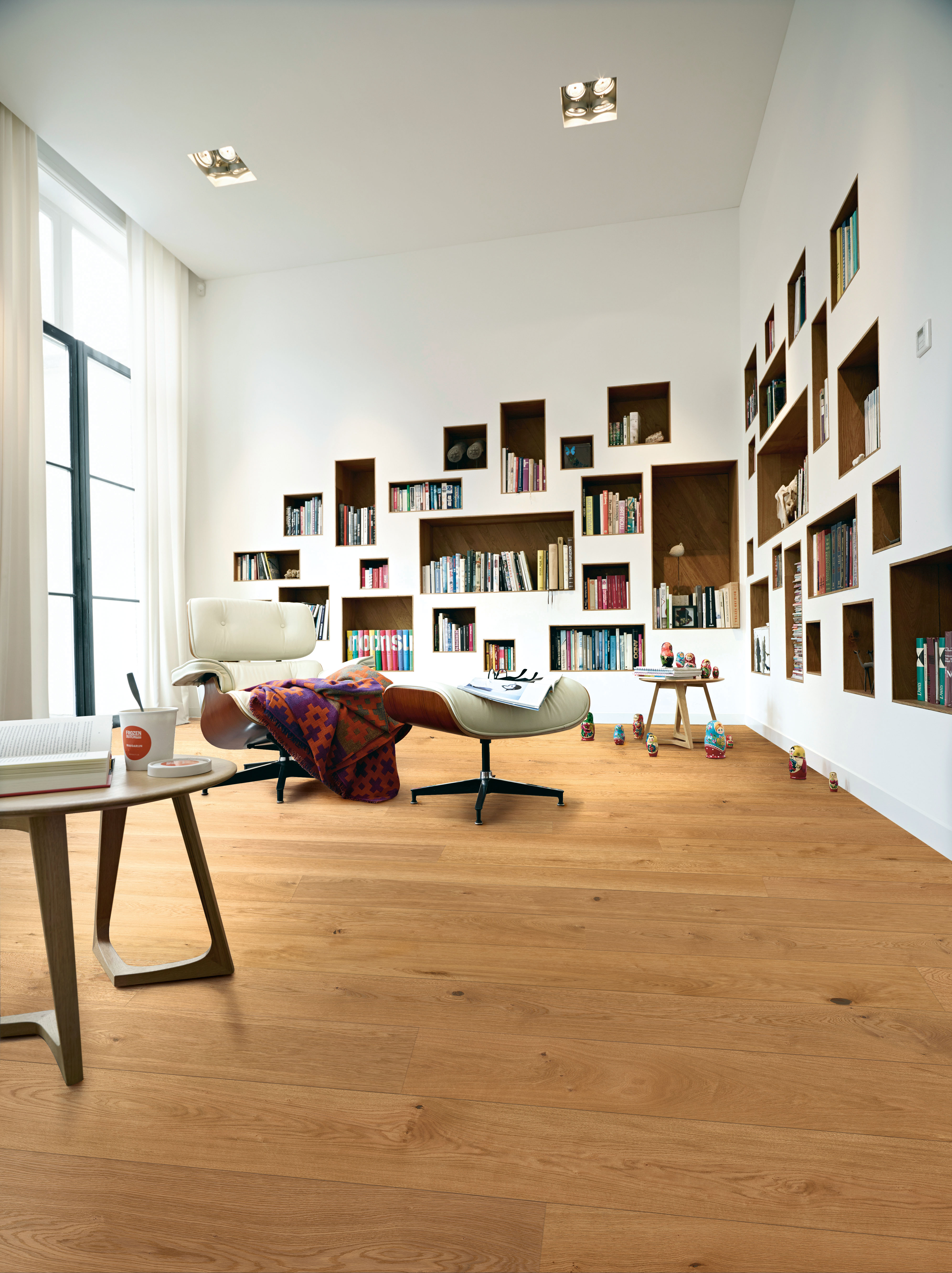 MEISTER Lindura-Holzboden HD 400 2200 x 270 x 11 mm 8947 Eiche authentic light gebürstet naturgeölt