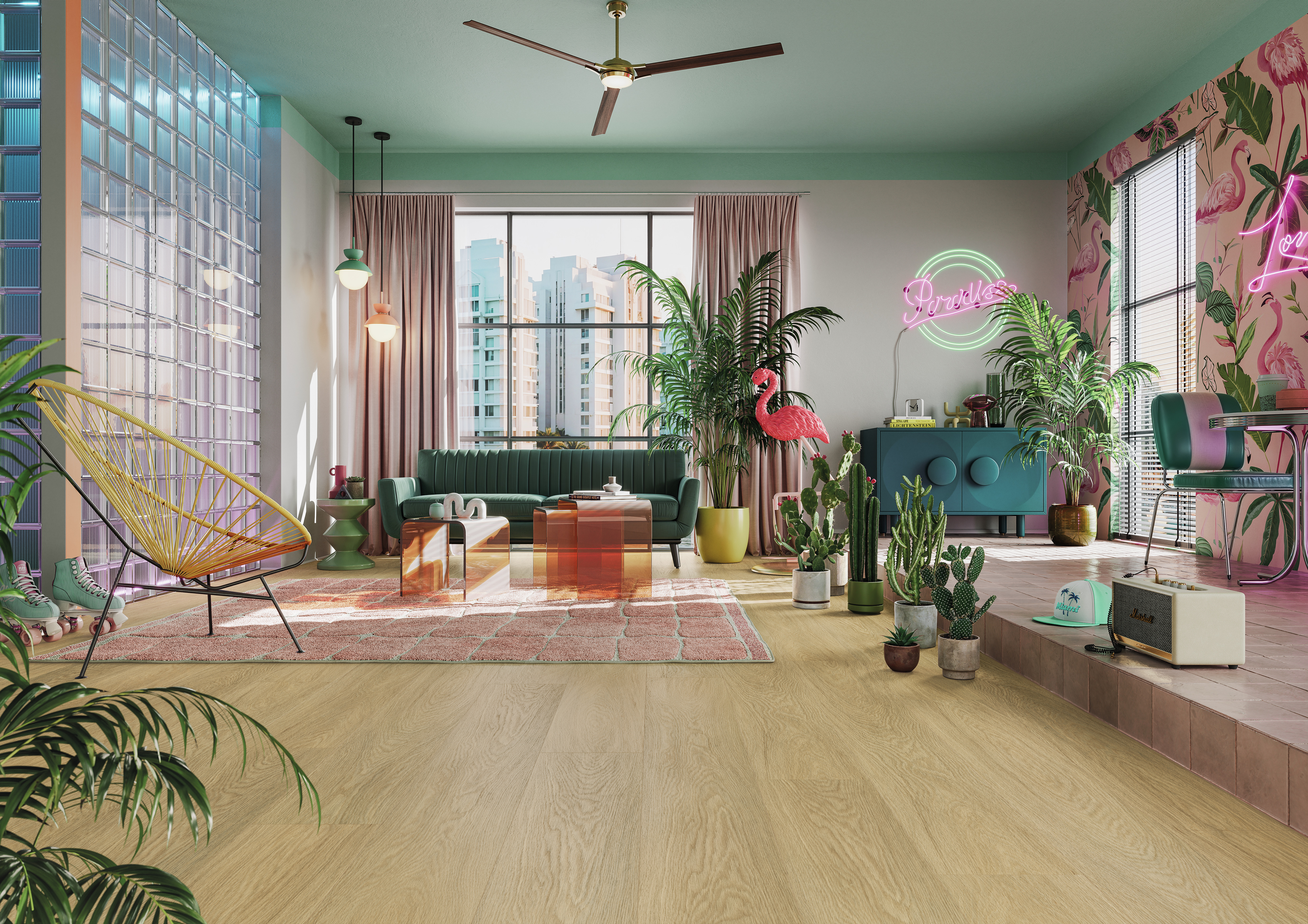 MEISTER Designboden rigid RM 400 S Cloud rap 20083 1524 x 228 x 5,5 mm