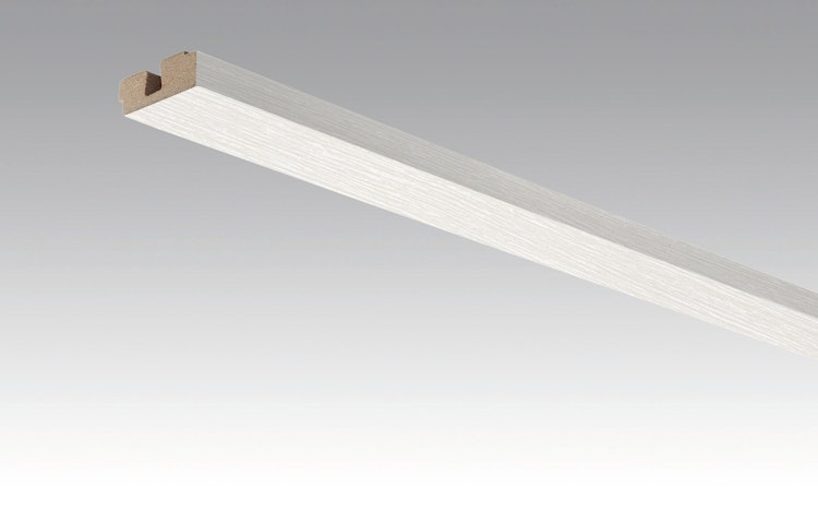 MEISTER Vierkant-Deckenabschlussleiste 15/40 mm  Fineline weiß 4029 - 2380 mm