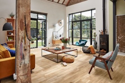 HANDMUSTER MEISTER Parkettboden MeisterParkett. longlife PC 200 9042 Eiche lebhaft weiß Vintage-Struktur, gebürstet ultramattlackiert