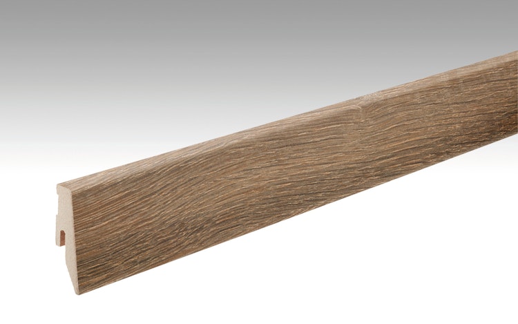 MEISTER Fußleiste Profil 3 PK Eiche Muscat 6416 für Laminatböden - 2380 x 60 x 20 mm