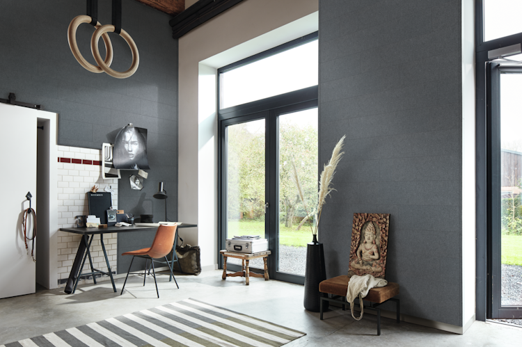 MEISTER Systempaneele MeisterPaneele. craft SP 700 1275 x 210 x 10,5 mm 04504 Filz schiefergrau