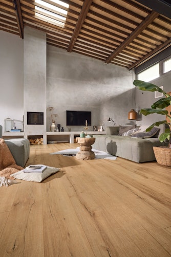 MEISTER Designboden MeisterDesign. comfort DL 600 S 2052 x 219 x 9 mm 7114 Altholzeiche natur Porensynchron-Struktur