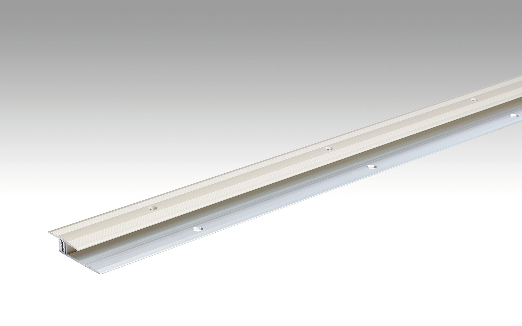 MEISTER Übergangsprofil Typ 202 (6,5 bis 16 mm) Sand eloxiert 230 - 1000 x 34 mm