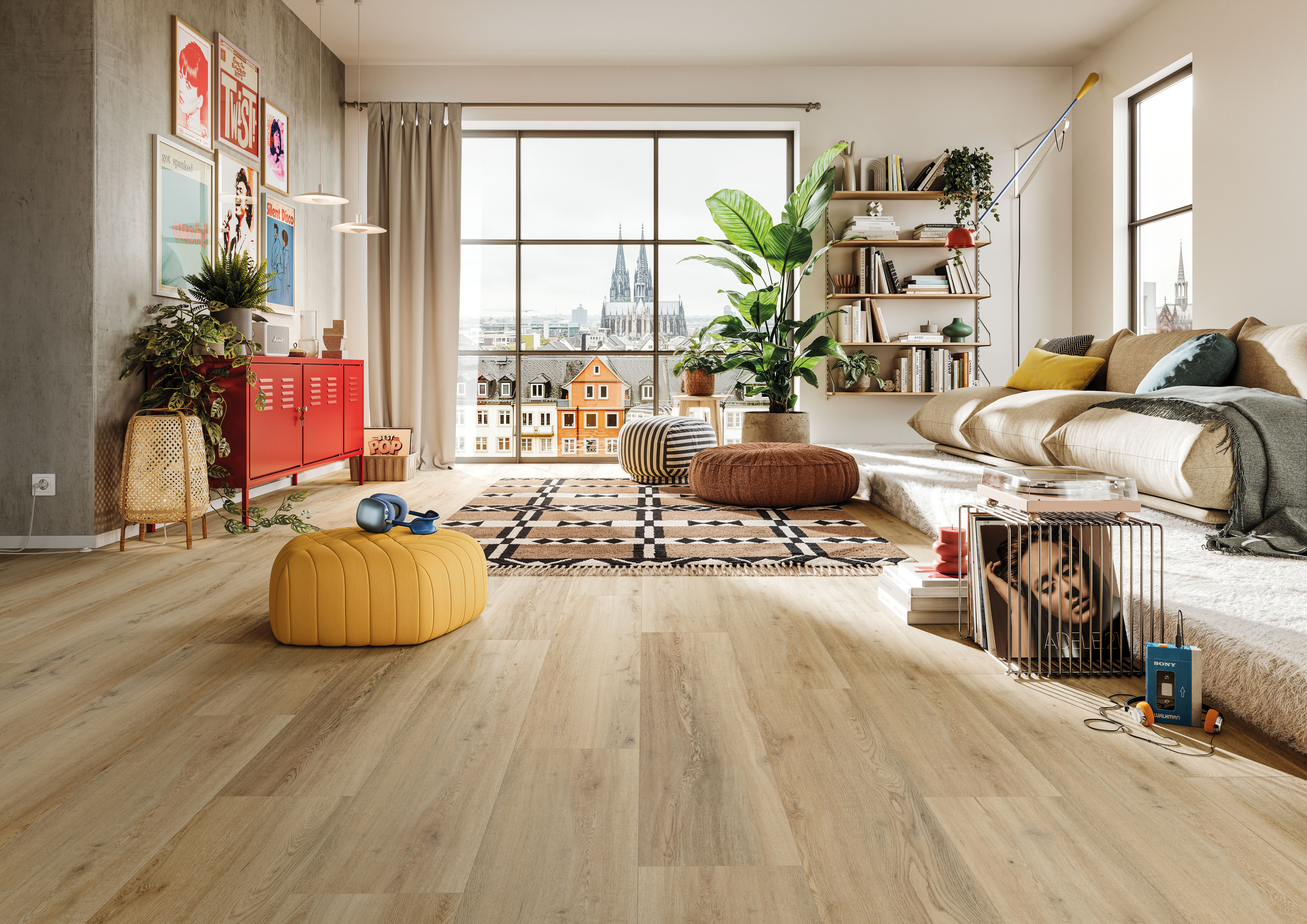 MEISTER Designboden Dryback-Vinyl DD 155 Minimal Wave 20190 - 1226 x 186 x 2,5 mm