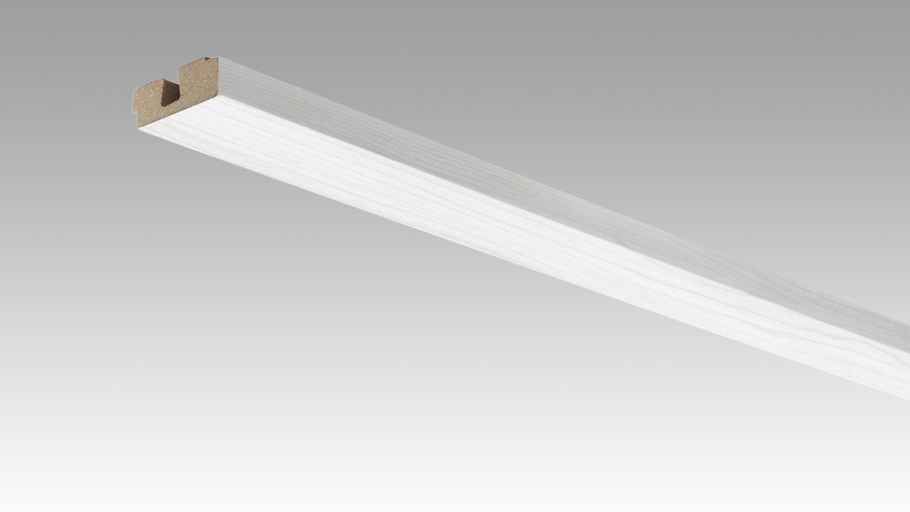 MEISTER Vierkant-Deckenabschlussleiste 2380 x 15 x 40 mm 20106 White wood