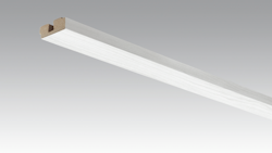 MEISTER Meistercell-ummantelte Profile Vierkant-Deckenabschlussleiste 2380 x 15 x 40 mm 20106 White wood