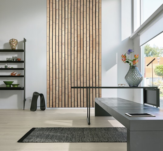 MEISTER Akustikpaneele Acoustic Sense BOLD 2600 x 330 x 20 mm 20124 Broken stripes